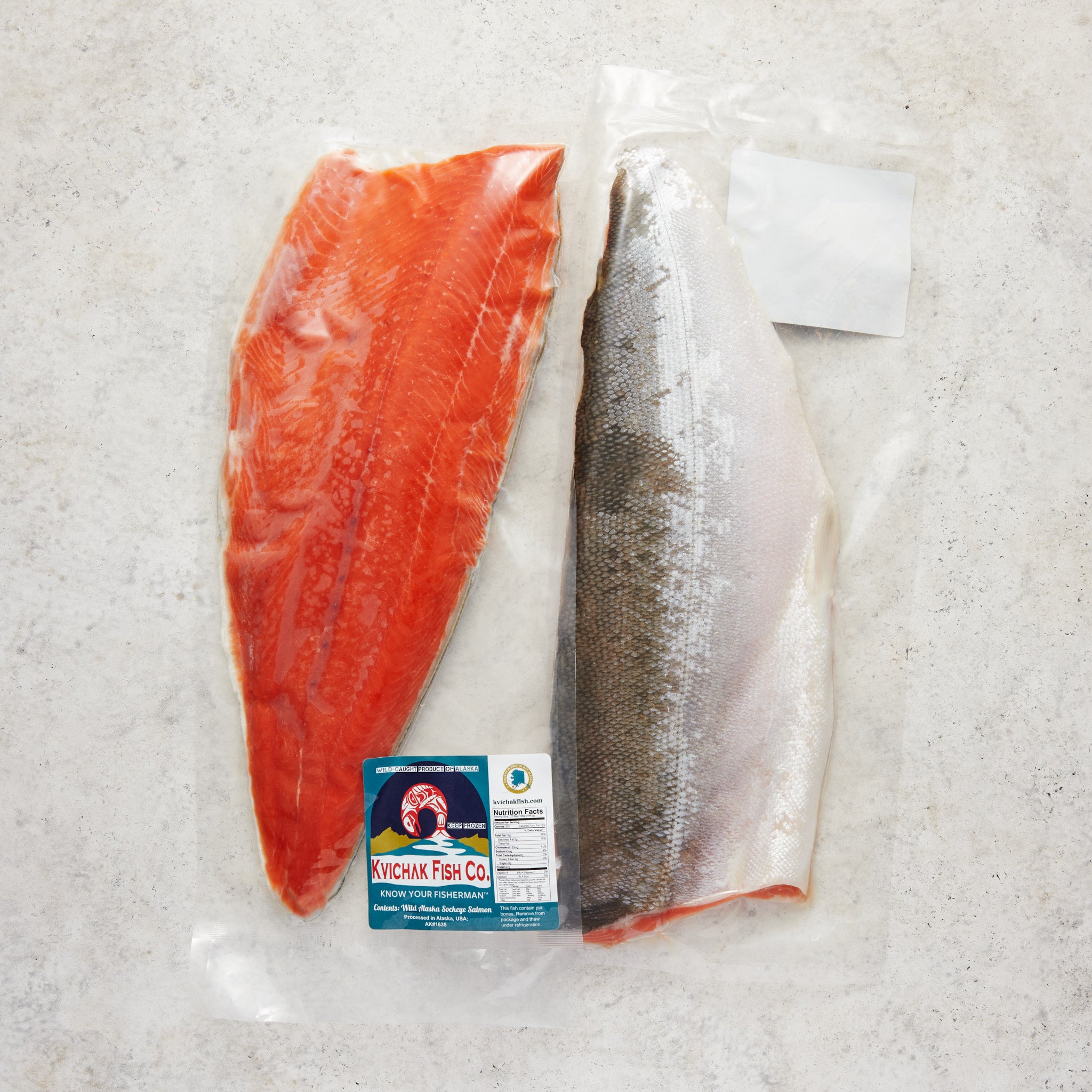 Sockeye Fillets Winter Inventory
