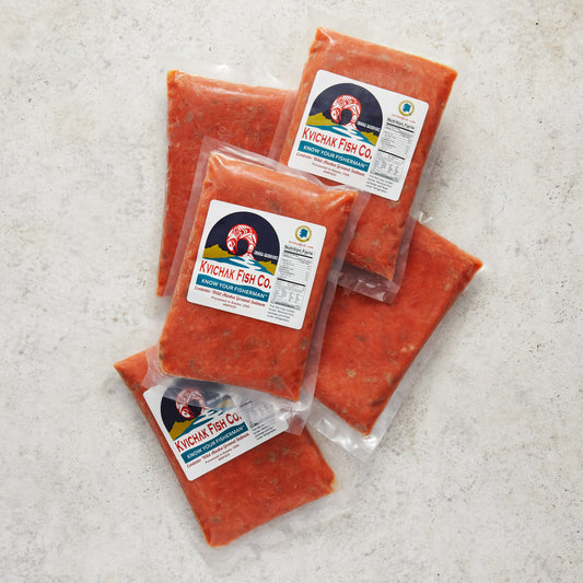 Ground Sockeye Salmon (5 packages, 1 lb. each)